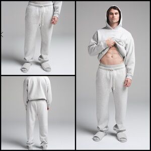 SKIMS BRAND NEW w Tags - Skims Lounge Fleece Jogger Pant - Heather Gray - XL